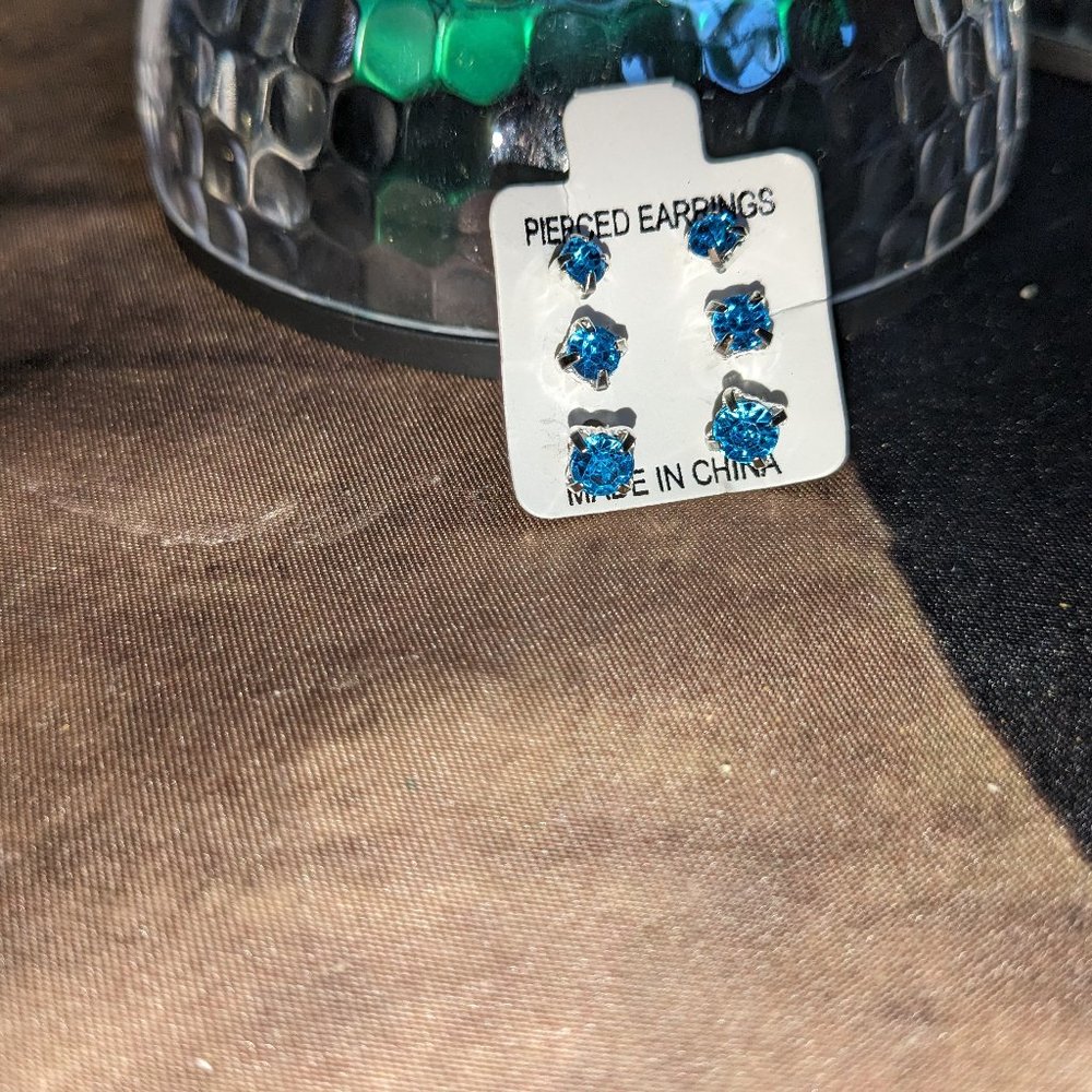 Blue Earrings